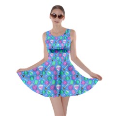 Dnd Basics Mint And Lilac Skater Dress by TaitGallery