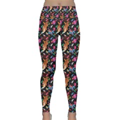 Beautiful Pattern Lightweight Velour Classic Yoga Leggings by Sparkle