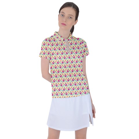 Summer Watermelon Pattern Women s Polo T-shirt by designsbymallika