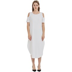 Cold Shoulder Loose Fit Dress With Pockets Icon