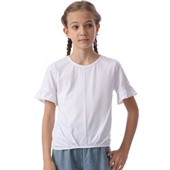 Kids  Cuff Sleeve Scrunch Bottom T-Shirt Icon