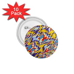 Colorful Chaos 1 75  Button (10 Pack)  by LalyLauraFLM