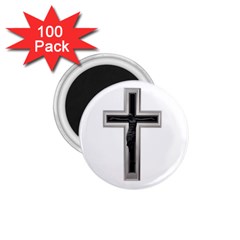 Christian Cross 1 75  Magnet (100 Pack)  by igorsin