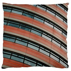 Architecture Building Glass Pattern Standard Flano Cushion Case (one Side) by Amaryn4rt
