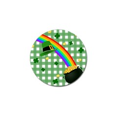 St  Patrick s Day Rainbow Golf Ball Marker (10 Pack) by Valentinaart