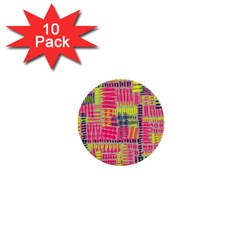 Abstract Pattern 1  Mini Buttons (10 Pack)  by Simbadda