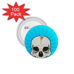 Skull Ball Line Schedule 1 75  Buttons (100 Pack)  by Simbadda