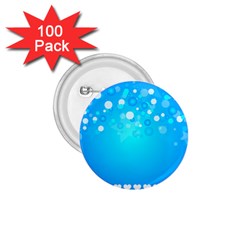 Blue Dot Star 1 75  Buttons (100 Pack)  by Simbadda
