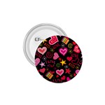 Love Hearts Sweet Vector 1.75  Buttons Front