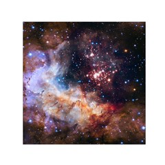 Celestial Fireworks Small Satin Scarf (square) by SpaceShop