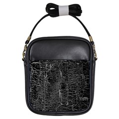 Old Black Background Girls Sling Bags by Nexatart