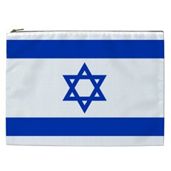 Flag Of Israel Cosmetic Bag (xxl)  by abbeyz71
