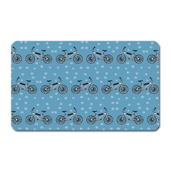 Bicycles Pattern Magnet (rectangular) by linceazul