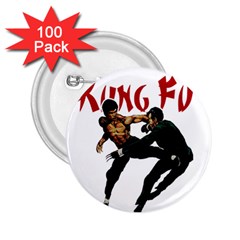 Kung Fu  2 25  Buttons (100 Pack)  by Valentinaart