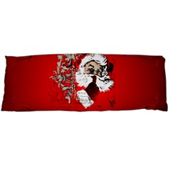 Funny Santa Claus  On Red Background Body Pillow Case (dakimakura) by FantasyWorld7