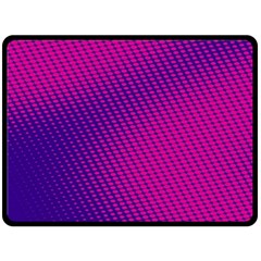 Purple Pink Dots Double Sided Fleece Blanket (large)  by BangZart