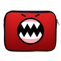 Funny Angry Apple Ipad 2/3/4 Zipper Cases by BangZart