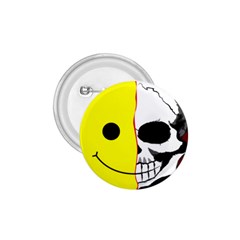 Skull Behind Your Smile 1 75  Buttons by BangZart