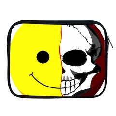 Skull Behind Your Smile Apple Ipad 2/3/4 Zipper Cases by BangZart