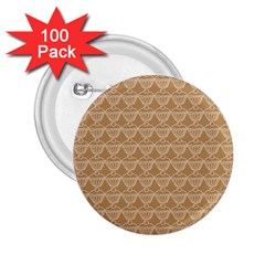 Cake Brown Sweet 2 25  Buttons (100 Pack)  by Mariart