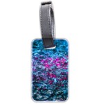 Water Color Violet Luggage Tags (Two Sides) Front