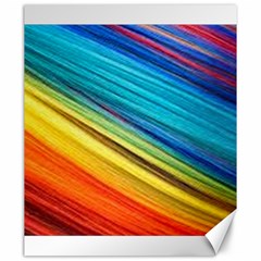 Rainbow Canvas 20  X 24  by NSGLOBALDESIGNS2
