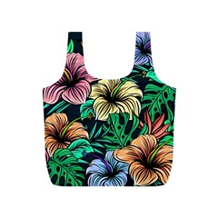 Hibiscus Dream Full Print Recycle Bag (s) by retrotoomoderndesigns