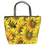Surreal Sunflowers Bucket Bag Back