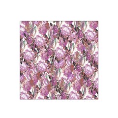 Romantic Pink Flowers Satin Bandana Scarf by retrotoomoderndesigns