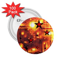 Star Radio Light Effects Magic 2 25  Buttons (100 Pack)  by HermanTelo