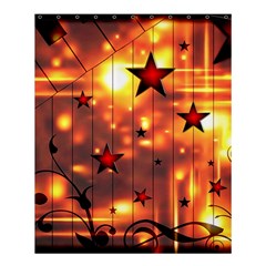 Star Radio Light Effects Magic Shower Curtain 60  X 72  (medium)  by HermanTelo