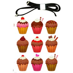 Chocolate Cake Muffin Shoulder Sling Bag by Bajindul