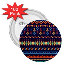 Decorative Pattern Ethnic Style 2 25  Buttons (100 Pack)  by Vaneshart