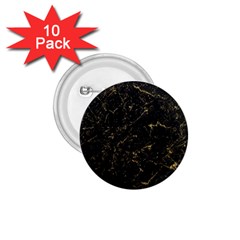 Black Marbled Surface 1 75  Buttons (10 Pack) by Vaneshart