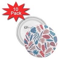 Leaves Art Pattern 1 75  Buttons (10 Pack) by Vaneshart