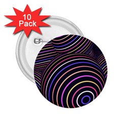 Abtract Colorful Spheres 2 25  Buttons (10 Pack)  by Vaneshart