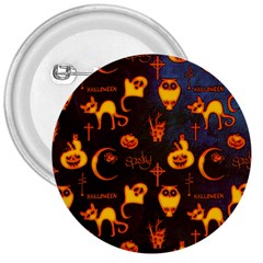 Funny Halloween Design 3  Buttons by FantasyWorld7