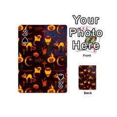 Funny Halloween Design Playing Cards 54 Designs (mini) by FantasyWorld7