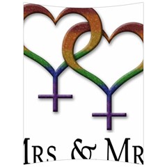 Mrs  And Mrs  Back Support Cushion by LiveLoudGraphics