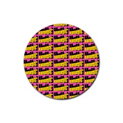 Haha - Nelson Pointing Finger At People - Funny Laugh Rubber Coaster (round)  by DinzDas