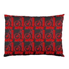 015 Mountain Bike - Mtb - Hardtail And Downhill Pillow Case (two Sides) by DinzDas