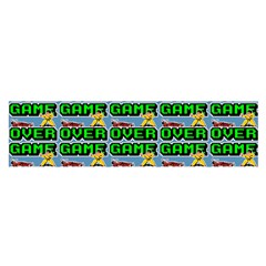 Game Over Karate And Gaming - Pixel Martial Arts Satin Scarf (oblong) by DinzDas
