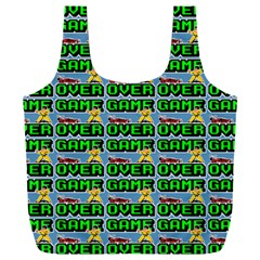 Game Over Karate And Gaming - Pixel Martial Arts Full Print Recycle Bag (xxxl) by DinzDas