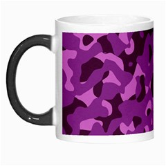 Dark Purple Camouflage Pattern Morph Mugs by SpinnyChairDesigns