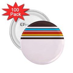 Vintage Stripes 2 25  Buttons (100 Pack)  by tmsartbazaar