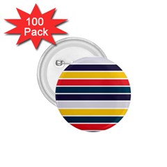 Horizontal Colored Stripes 1 75  Buttons (100 Pack)  by tmsartbazaar
