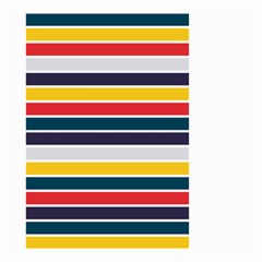 Horizontal Colored Stripes Small Garden Flag (two Sides) by tmsartbazaar
