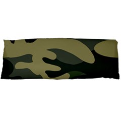 Green Military Camouflage Pattern Body Pillow Case Dakimakura (two Sides) by fashionpod