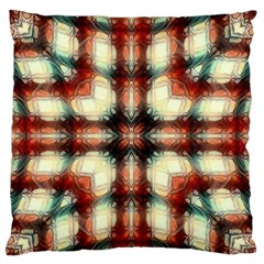 Royal Plaid Large Flano Cushion Case (two Sides) by LW323