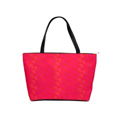 Electric Pink Large Shoulder Bag by gracefashion
